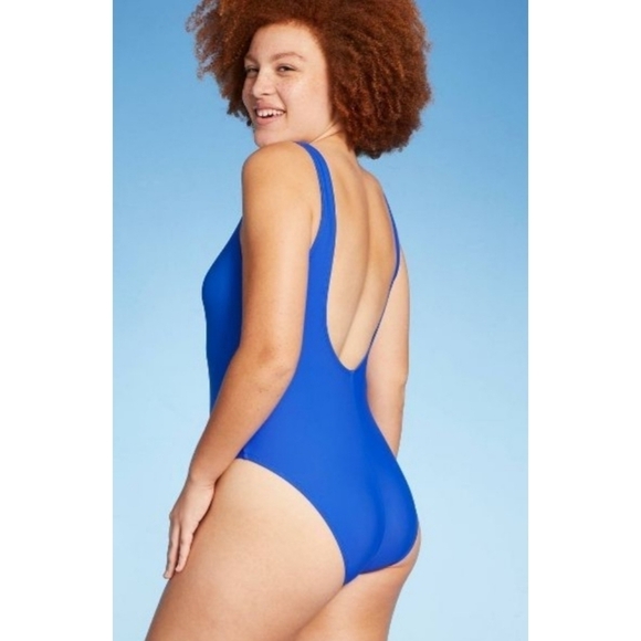 NEW Xhilaration Junior's Tank Scoop One Piece Swimsuit - Picture 4 of 14